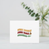 フィッシュおもしろいスメリー・メリー・クリスマス シーズンポストカード (スタンド正面)