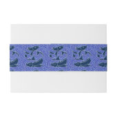 フィッシュはっきりしたスイミング海ブルー魚釣り 招待状ベリーバンド (裏面例)