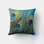 フィッシュアイの孔雀の静物画 クッション (裏面)