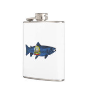 フィッシュアイダホ・マス フラスク (左)