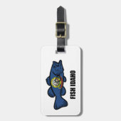 フィッシュアイダホ ラゲッジタグ (正面縦)