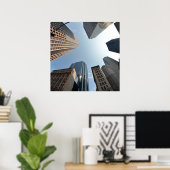 フィッシュアイ建物、ボストン、米国 ポスター (ホームオフィス)