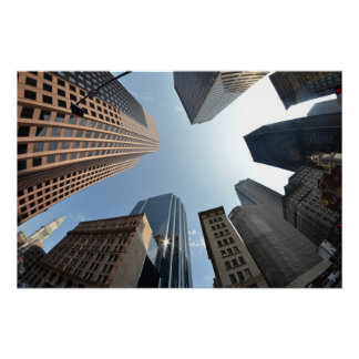 フィッシュアイ建物、ボストン、米国 ポスター