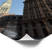 フィッシュアイ建物、ボストン、米国 ポスター (コーナー)