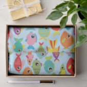 フィッシュアクアリウム1歳の誕生日パーティーティッシュペーパー 薄葉紙 (ギフト)