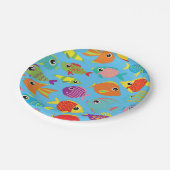 フィッシュアクアリウム1歳プレート ペーパープレート (アングル)