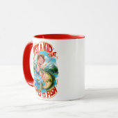 フィッシュアドベンチャー：魚が大好きな子供 マグカップ (正面左)