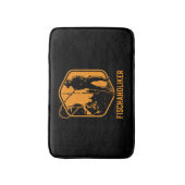 フィッシュアホリック – フィッシュ魚釣りマス釣り バスマット (正面縦)