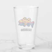 フィッシュアリゾナ タンブラーグラス (裏面)