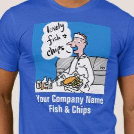 フィッシュアンドチップスショップ ビジネスTシャツ Tシャツ