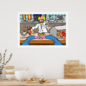 フィッシュアンドチップス ポスター (キッチン)