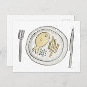 フィッシュアンドチップス ポストカード (正面/裏面)