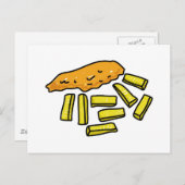 フィッシュアンドチップス ポストカード (正面/裏面)