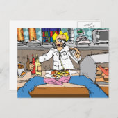 フィッシュアンドチップス ポストカード (正面/裏面)