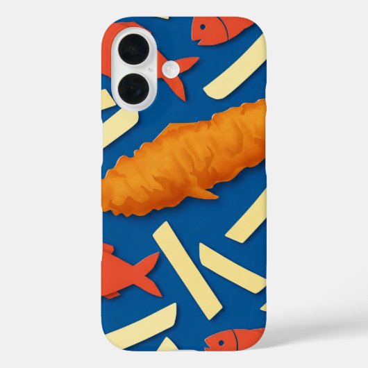 フィッシュアンドチップス Case-Mate iPhoneケース (裏面)