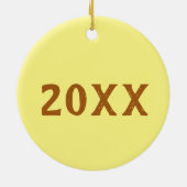 フィッシュアンドチップスpeasブリティッシュパブチップショップ持ち帰り セラミックオーナメント (裏面)