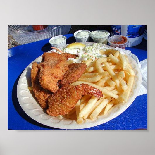 フィッシュアンドチップポスター ポスター (正面)