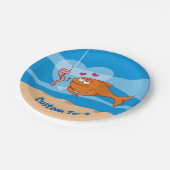 フィッシュアンドベイトインラブ紙プレート ペーパープレート (アングル)