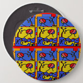 フィッシュアートモダン画像 缶バッジ (正面&裏面)