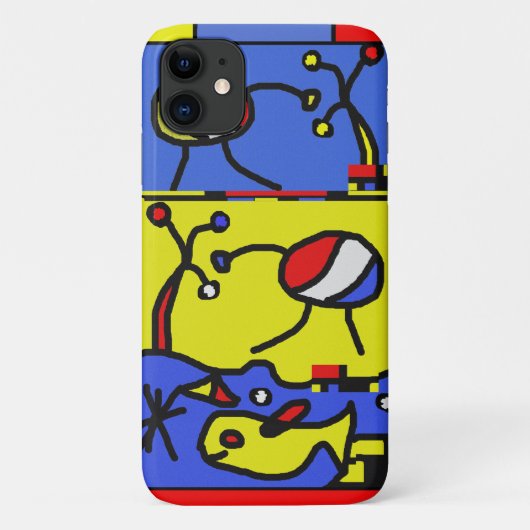 フィッシュアートモダン画像 Case-Mate iPhoneケース (裏面)