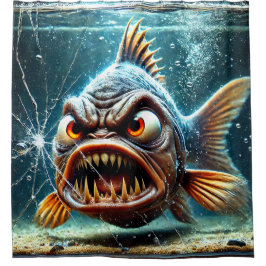 フィッシュアート シャワーカーテン