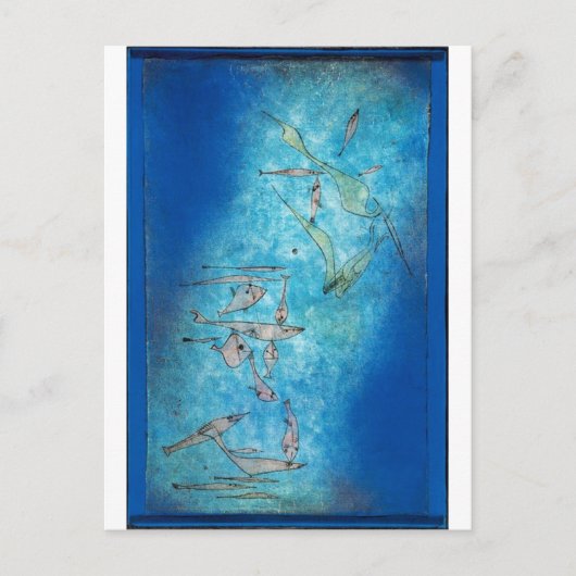 フィッシュイメージ – Paul Klee ポストカード (正面)