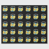 フィッシュインおもしろいチップズフードパンダークBG ラッピングペーパー (フラット)