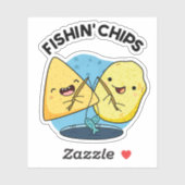 フィッシュインおもしろいチップズフードパン シール (シート)