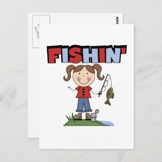 フィッシュインのTシャツとギフト ポストカード (正面/裏面)