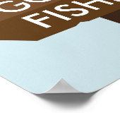 フィッシュインをテーマにした看板 ポスター (角)