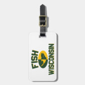 フィッシュウィスコンシン ラゲッジタグ (正面縦)