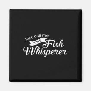 フィッシュウィスパラーと呼んで Funny Fishing マグネット