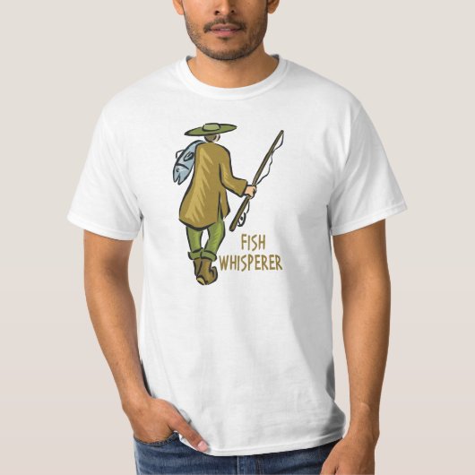 フィッシュウィスペラー魚釣り Tシャツ (正面)