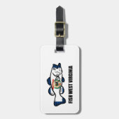 フィッシュウェストバージニア ラゲッジタグ (正面縦)