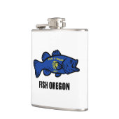 フィッシュオレゴン フラスク (左)
