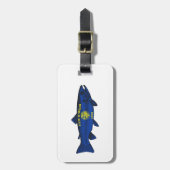 フィッシュオレゴン・マス ラゲッジタグ (正面縦)