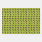 フィッシュオン魚釣りロッドスポーツ漁師 ラッピングペーパーシート (正面)