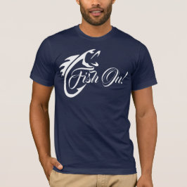 フィッシュオン！魚釣り愛好家Tシャツ Tシャツ