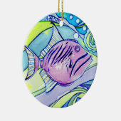 フィッシュオーナメント セラミックオーナメント (右)