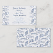 フィッシュカニアンドシーシェルズコースタルリゾート 名刺 (正面/裏面)