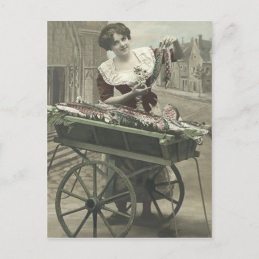 フィッシュカート通り教会ポアソンダヴリル ポストカード (正面)