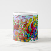 フィッシュガーデン ジャンボコーヒーマグカップ (正面)