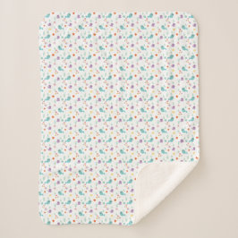 フィッシュクジラ水海海ベビー子供部屋 シェルパブランケット