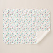 フィッシュクジラ水海海ベビー子供部屋 シェルパブランケット (正面(横))