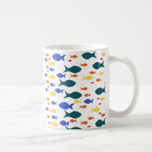 フィッシュクラシックズホワイトマグカップ コーヒーマグカップ
