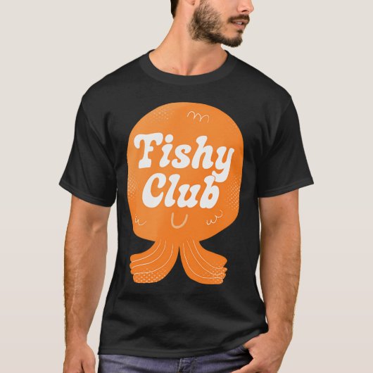 フィッシュクラブバッジ Tシャツ (正面)