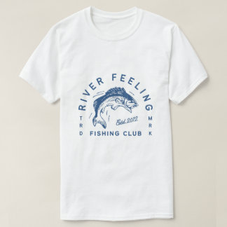 フィッシュクラブTシャツ - ヴィンテージ フィッシング グラフィックTシャツ Tシャツ