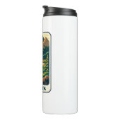 フィッシュクリークオレゴン色 タンブラー (回転右)