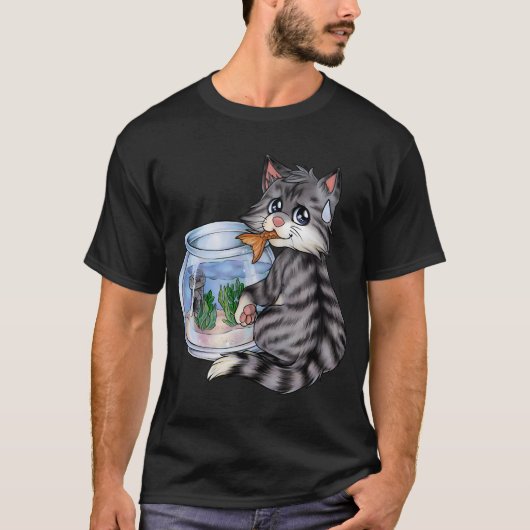 フィッシュクリーク池のアート Tシャツ (正面)