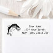 フィッシュグラフィック差出人住所ラベル ラベル (インサイチュ)